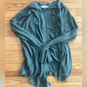 Ribbed Wrap Cardigan